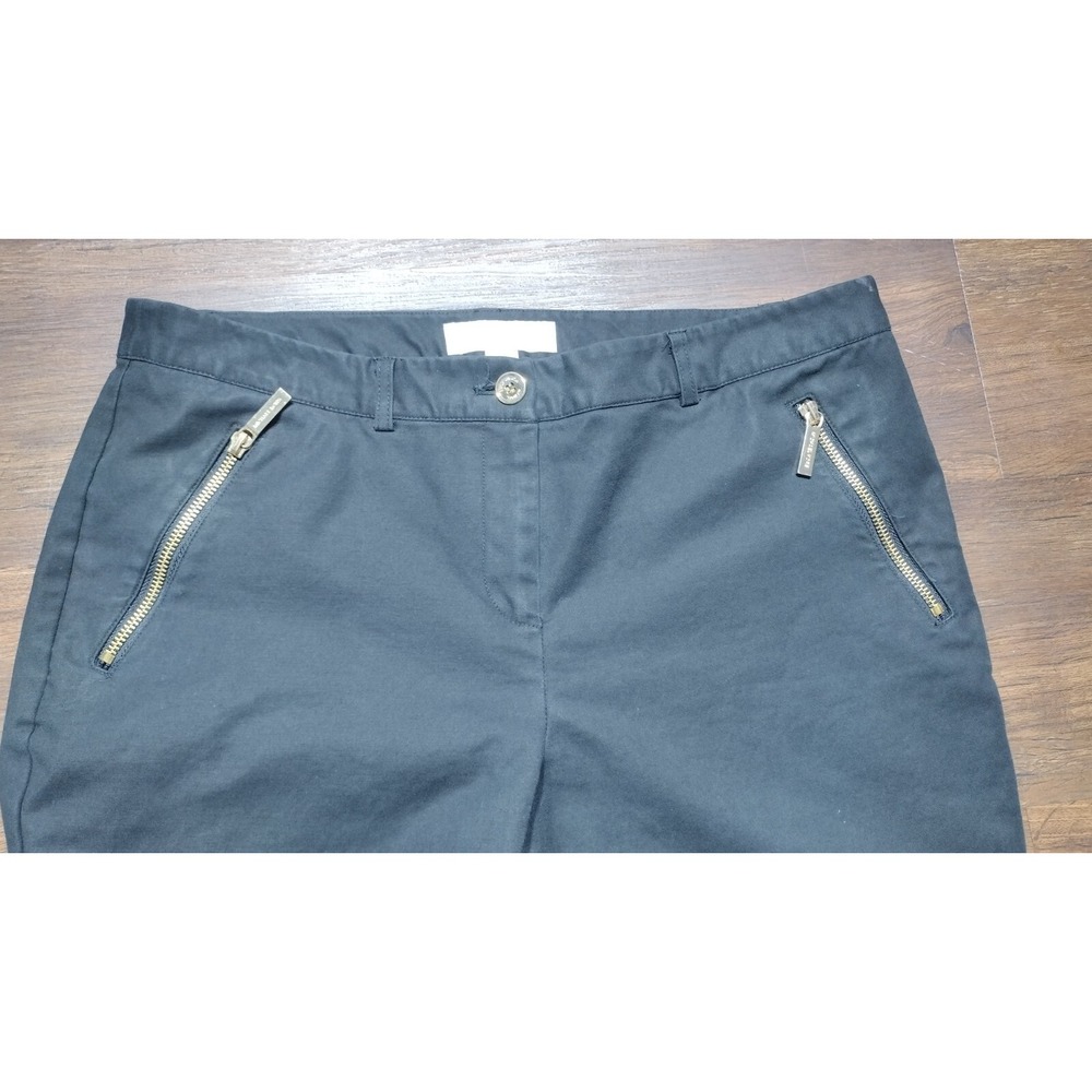 Michael Kors Dress Pants Black Womens Size 10 Classic Work Straight Leg Casual - Picture 4 of 15